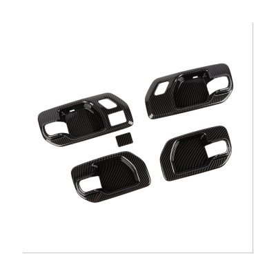 5 Piece Car Door Handle Bowl Cover Trim Accessories ABS for Chevy Silverado 1500 GMC Sierra 1500 2019-2022