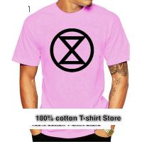 Extinction Rebellion เสื้อยืดเสื้อยืดคอกลมแขนลำลองขาสั้นสีดำพิมพ์ลายแฟชั่น100% เสื้อคอกลมผ้าคอตตอนใหม่ฤดูร้อน