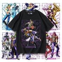 แขนสั้นโอเวอร์ไซส์เสื้อยืดแขนสั้น พิมพ์ลาย Jojos Bizarre Adventure Co-Branded Kuji Taro Chengtaro Platinum Star Kira Ki