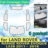 Full Cover Sunshades For Land Range Rover Evoque L538 2011~ 2018 Car Windshields Accessories Sun Protection Parasol 2017 2016