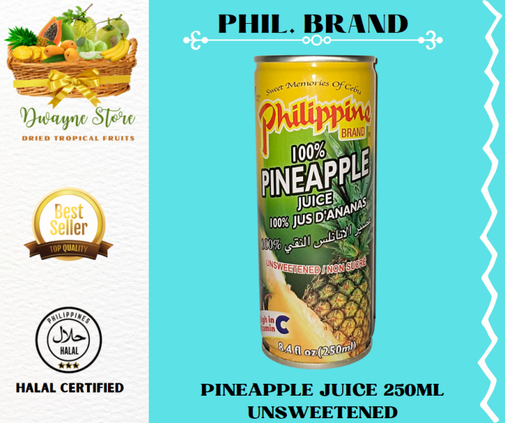 PHIL BRAND PINEAPPLE JUICE NECTAR 250ML | Lazada PH