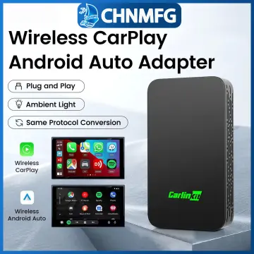 Wireless Android Auto & Apple CarPlay 2 in 1 Adapter AI Box for Factory  Wired CarPlay Cars - Plug & Play, CarPlay Dongle Convert, Bluetooth WiFi