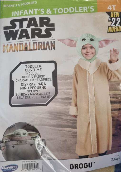 StarWars The Mandalorian GROGU Infant and Toddler Costume (4T) Lazada PH