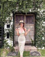 SO-JU  ชุด bodycon แบบยาวเจ็ดส่วน เข้ารูปเปิดเอวเว้าสองข้าง ทรงสวยเหมาะสำหรับงานปาร์ตี้