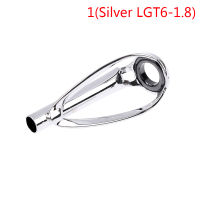 【FAR】 1ชิ้น Sliver/rainbow Top Tip Guide Ring Free Of Tangle For Spinning Fishing Rod