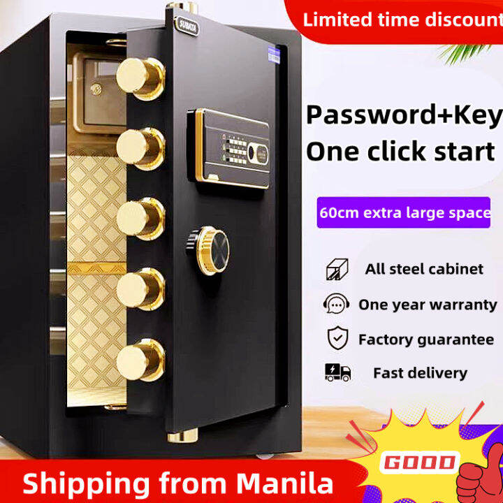 60cm Key + digital safe digital fire safe home hotel lock keyboard safe