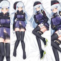 ล่าสุดอะนิเมะสาว Frontline HK416 คอสเพลย์ Dakimakura 2WAY กอดร่างกายปลอกหมอนญี่ปุ่น Otaku ปลอกหมอน