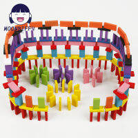 120 StksSet Kinderen Kleur Sorteren Regenboog Houten Domino Blokken Kits Domino Games Educatief Speelgoed Voor Kid Gift