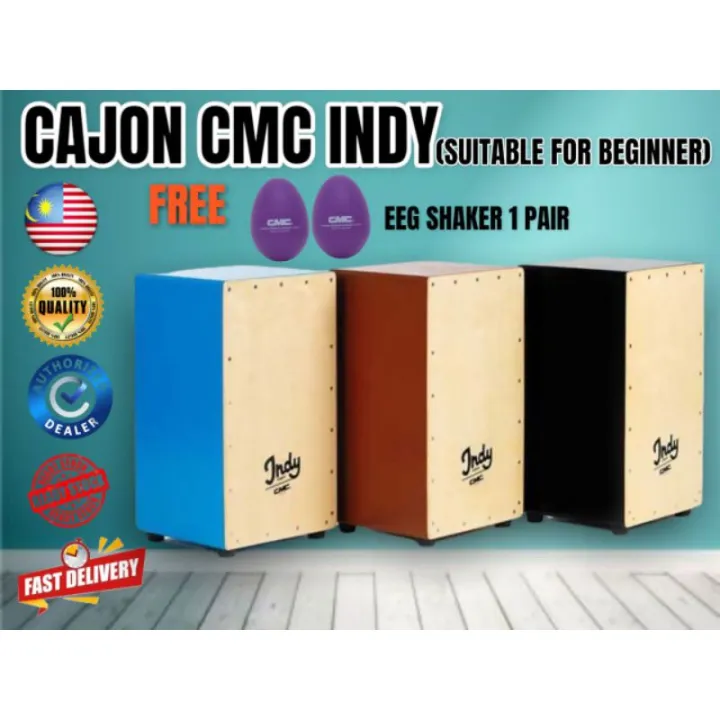 CAJON CMC INDY DRUM BOX FOR BEGINNER READY STOCK Lazada