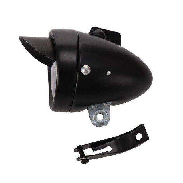 Metal Shell 1 Led Lamp Bead Bicycle Headlight Retro Bright Classical