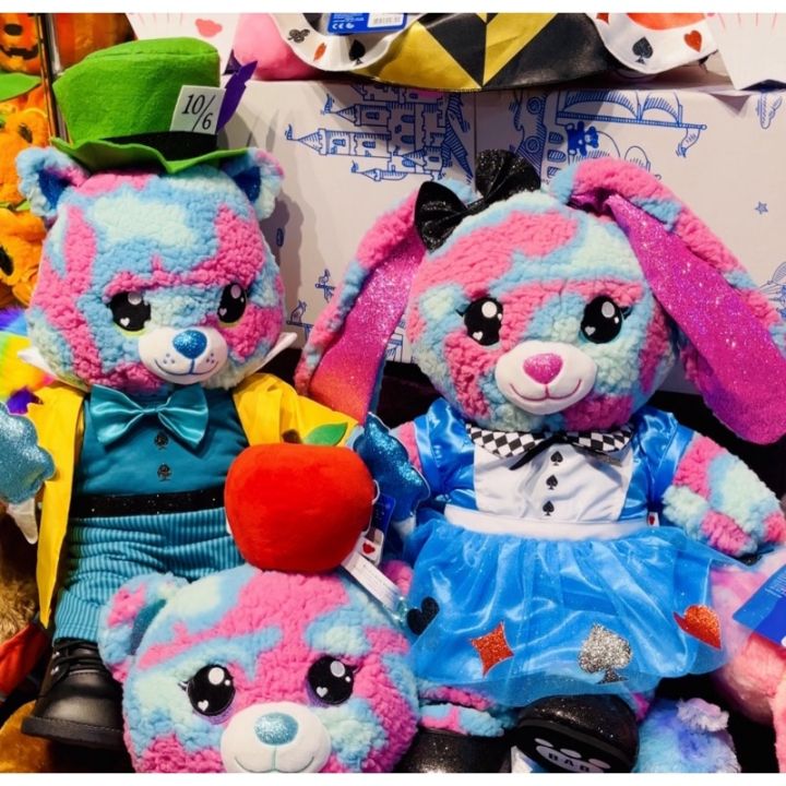 ชุดตุ๊กตา-บิ้วอะแบร์-alice-in-wonderland-พร้อมส่ง-build-a-bear-workshop-สินค้านำเข้าจากอเมริกา