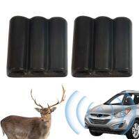 Wildlife Warning Device 2pcs Portable Save a Deer Whistle Animal Alert Flexible Black Ultrasonic Deer Warning Road Safety Horn Device for Vehicles Trunks Motorcycles apposite