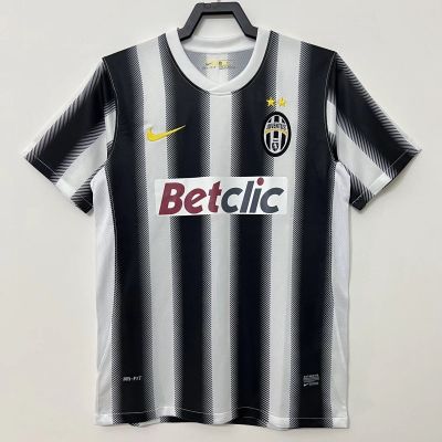 เสื้อกีฬาแขนสั้น ลายทีมชาติฟุตบอล Juventus 11-12 คุณภาพสูง ไซซ์ S-XXL