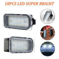 2PCS 18LED SMD ไฟป้ายทะเบียน12V รถหลอดไฟ LED สำหรับ Ford Focus Galaxy Focus Fiesta Kuga C-MAX 5105886 1423046 1504964