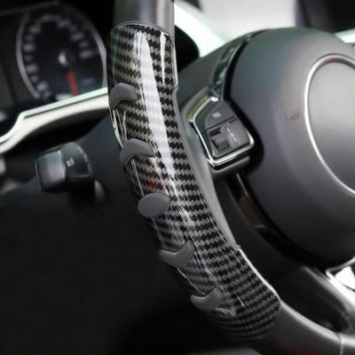 Carbon Fiber Car Steering Wheel Cover Auxiliary Booste For Mazda 2 3 6 Axela Atenza CX-3 CX-4 CX-5 CX-7 CX-8 CX-9