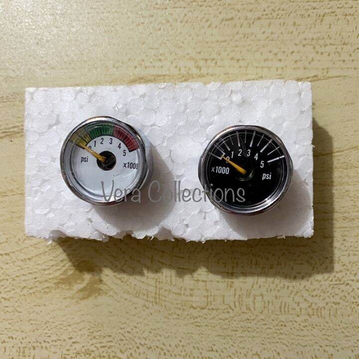 3000 5000 PSI Mini Micro Paintball PCP Air CO2 tank Pressure Gauge 1/8