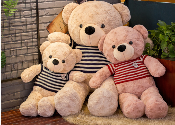 ตุ๊กตาหมี-ตุ๊กตา-teddyวาเลนไทน์-ขนาด-75-cmพร้อมส่งจากไทย