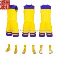 ▽℗♦ Custom basketball training match colors of adult men and women suits well ventilated children plate basketball clothing wholesale deals