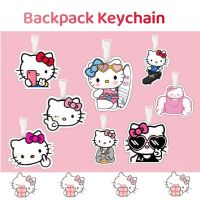 【DT】 hot  19 Models Hellokitty Kawaii Luggage Tag School Bag Pendant Anime Backpack Keychain Cartoon Boarding Tag Decoration Accessories