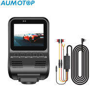 AUMOTOP กล้องติดรถยนต์หน้า1080P และบันทึกการขับรถ DVR ป้องกันการสั่นไหวด้านหลัง720P พร้อมกล้องซ่อนบันทึกคู่หน้าหลัง DOL-TYPE การเปิดรับแสงหลายครั้ง