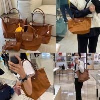 100% Original Longchamp Official Store Bagg ไนลอนคอนญัก L1899 Besar/ L2605 / L1621 Beg Tote Sederhana Beg Juara Panjang ยาว Champ กระเป๋า