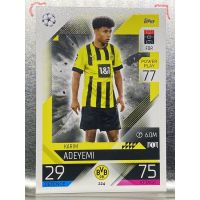 การ์ดนักฟุตบอล Karim Adeyemi 2022/23 การ์ดสะสม Borussia Dortmund การ์ดนักเตะ ดอร์ทมุนด์