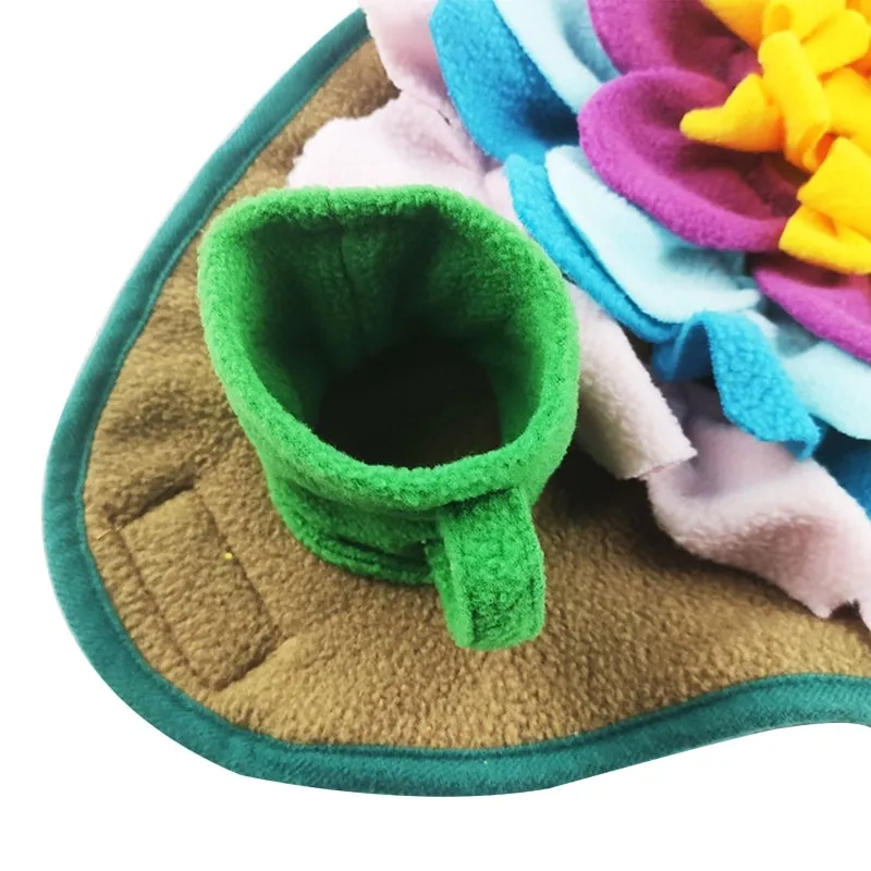 50x50cm Pet Dog Snuffle Mat Nose Smell Training Sniffing Pad Slow