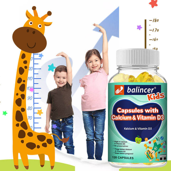 Height Contains Calcium and Vitamin D3 Provides vital nutrients for