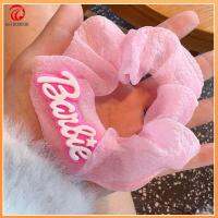 SU1999930 สีทึบทึบ ตุ๊กตาบาร์บี้ scrunchie แฟชั่นสำหรับผู้หญิง อีลาสติก ยางรัดผม ที่มัดผม อุปกรณ์เสริมผม เชือกมัดผม สำหรับผู้หญิง