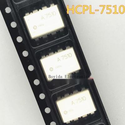 10ชิ้นใหม่เดิม A7510 HCPL-7510 A7510 SMD SOP Optocoupler HCPL-7510V A7510V