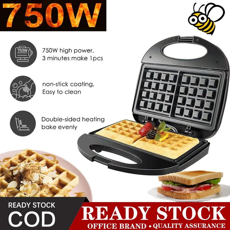 BIG Waffle Maker Machine For Waffles Hash Browns or Any Breakfast Lunch   Snacks with Easy Clean Lazada PH