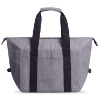 Insulated Thermal Bag, Sturdy Fine Reusable Grocery Tote, Cold Hot Food Transport, Zipped Top, Shopping Travel