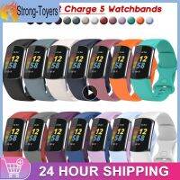 【lz】▲  Soft Respirável Silicone Watch Strap Acessórios Inteligentes Banda Substituível para Fitbit Charge 5