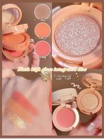 MISSLARA BLUSHER &amp; HIGHLIGHTER บลัชออน ปัดแก้ม ไฮไลท์ 3 ชั้น