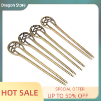 Dragon U Shape Retro โลหะผมส้อมผม PIN Pick Square ผมคลิปผมเครื่องประดับ