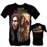 เสื้อวง BOB MARLEY Gold Lion ROXX รุ่นใหม่ ไซส์ S M L XL 2023