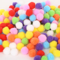 100-500ชิ้น/ถุงมินิ Fluffy Pom Pom Pompoms Ball เด็กแฮนด์เมดของเล่นอุปกรณ์เย็บผ้า DIY อุปกรณ์เสริม