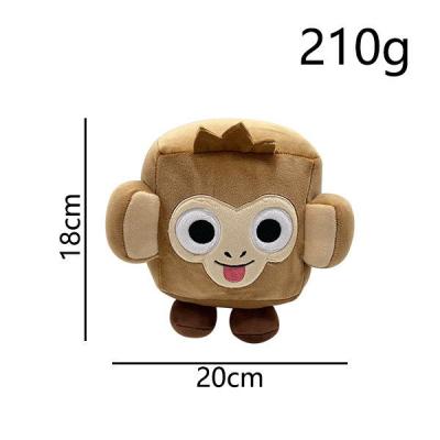 【JH】 Cross-border new product PET SIMULATOR X square monkey plush doll