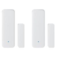 2X TUYA Zigbee 3.0 Smart Window Door Sensor ZigBee 3.0 Wireless Connection for Smart Hub SmartLife App