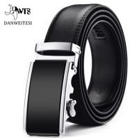 [DWTS]Men Belt Male Genuine Leather Belt Men Strap Belts For Men Automatic Buckle Black Mens Belts Cummerbunds cinturon hombre