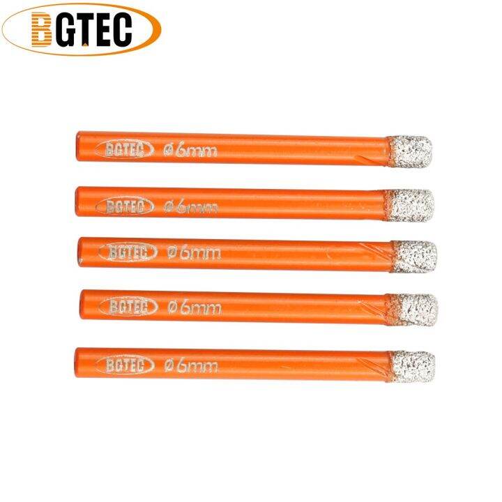 bgtec-เชื่อมแบบสุญญากาศเพชรแห้งก้านกลม10ชิ้น-เซ็ต6มม-ดอกสว่านเซรามิกแกรนิตกระเบื้องดอกสว่านหัวเจาะ