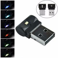 DVFDA ไฟสร้างบรรยากาศในอุปกรณ์เสริมรถยนต์เปลี่ยนสีได้ USB ไฟตกแต่งไร้สาย RGB LED รถยนต์ไฟรถไฟส่องพื้นโคมไฟแวดล้อมนีออนอารมณ์ภายใน