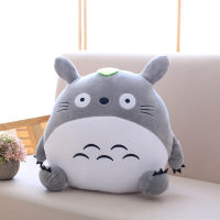 (ร้อน) 3 In 1มัลติฟังก์ชั่ Totoro ของเล่นนุ่มหมอนกับผ้าห่ม Totoro มือเบาะอบอุ่นเด็กเด็ก Nap ผ้าห่มอะนิเมะรูปของเล่น