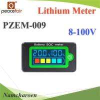 Battery Meter SOC PZEM009 มิเตอร์วัดแบตเตรี่ ไฟแสดงสถานะ โวลต์มิเตอร์ DC8-100V LCD รุ่น PZEM-009