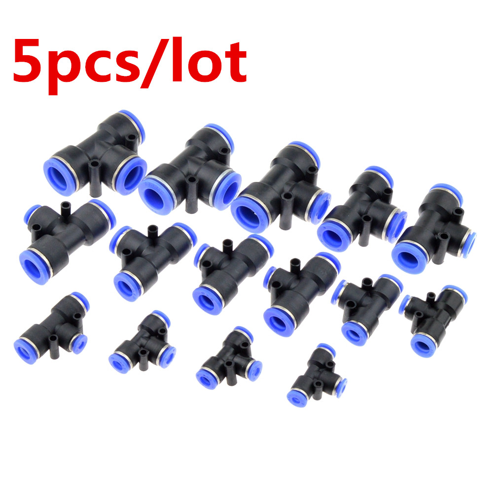 5PCS Tube OD 10mm-3/8" BSP Female Pneumatic Connector Push In To Connect Fitting 