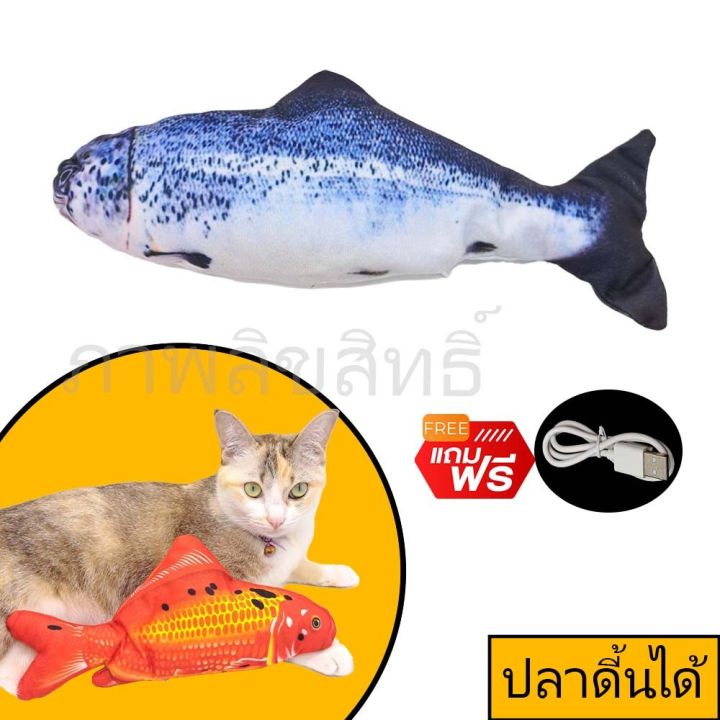 ปลาดิ้นได้-fish-dancing-toy-ของเล่นแกล้ง-แมว-แกล้งเพื่อน-ปลอดภัย-สินค้าคุณภาพ-จัดโปรลดราคา-รับประกันคุณภาพ