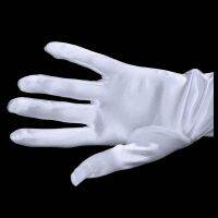 21" Womens Long Arm Satin Elbow Gloves for Party Wedding Costume