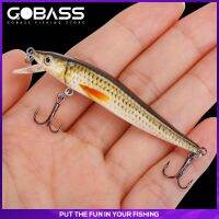 เหยื่อปลอมตกปลา GOBASS Wobler Jerkbait สำหรับ Pike Lure 65Mm 2.4G Rattlins สำหรับเหยื่อแบบแครงค์ทรงปลาซิวเหยื่อตกปลาเทราต์