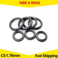 X Ring Four lip Seal Ring Nitrile Rubber Elastic for Hydraulic Cylinders Pistons Piston rods.NBR CS 1.78mmID 2.9 -133.07