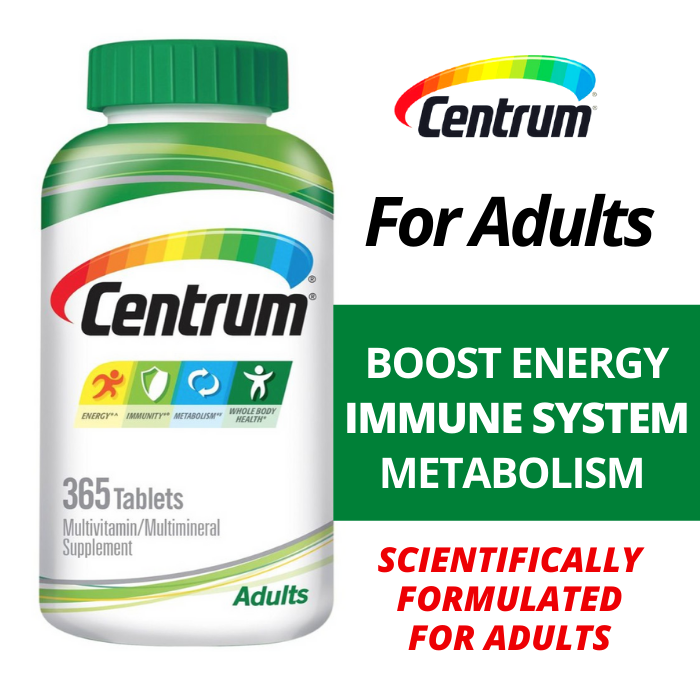 CENTRUM Multivitamins for ADULT 365 Tablets Complete Vitamin C Vitamin